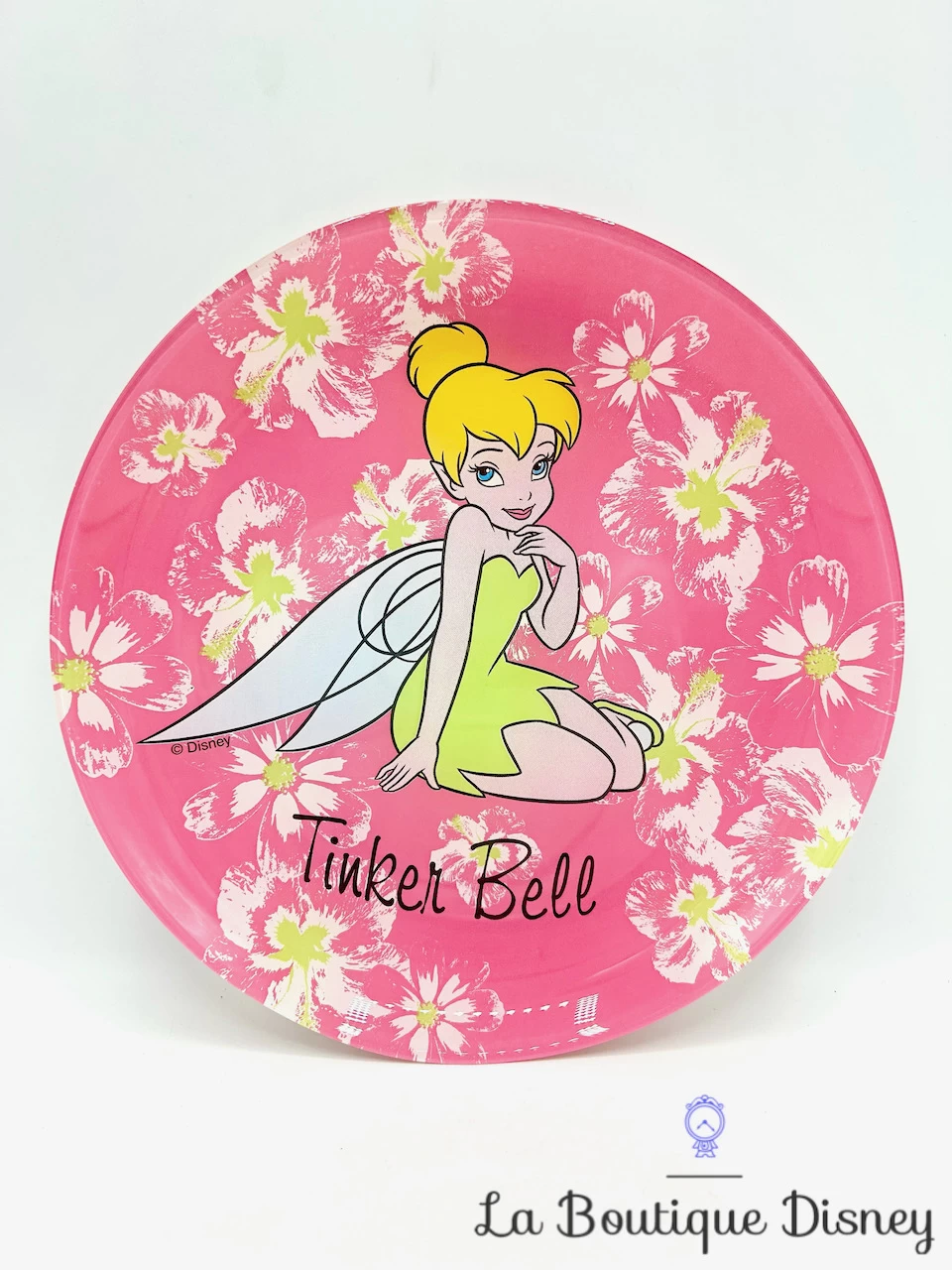 Assiette La Fée Clochette Tinker Bell Disney Verre Rose 3 Assiette La Fée Clochette Tinker Bell Disney Verre Rose