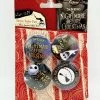 Badges Jack Skellington The Nightmare Before Christmas Disney Button Badge Pack -Poupées Soldes badges button pack nightmare before christmas disney pyramid posters jack skelington broche 1