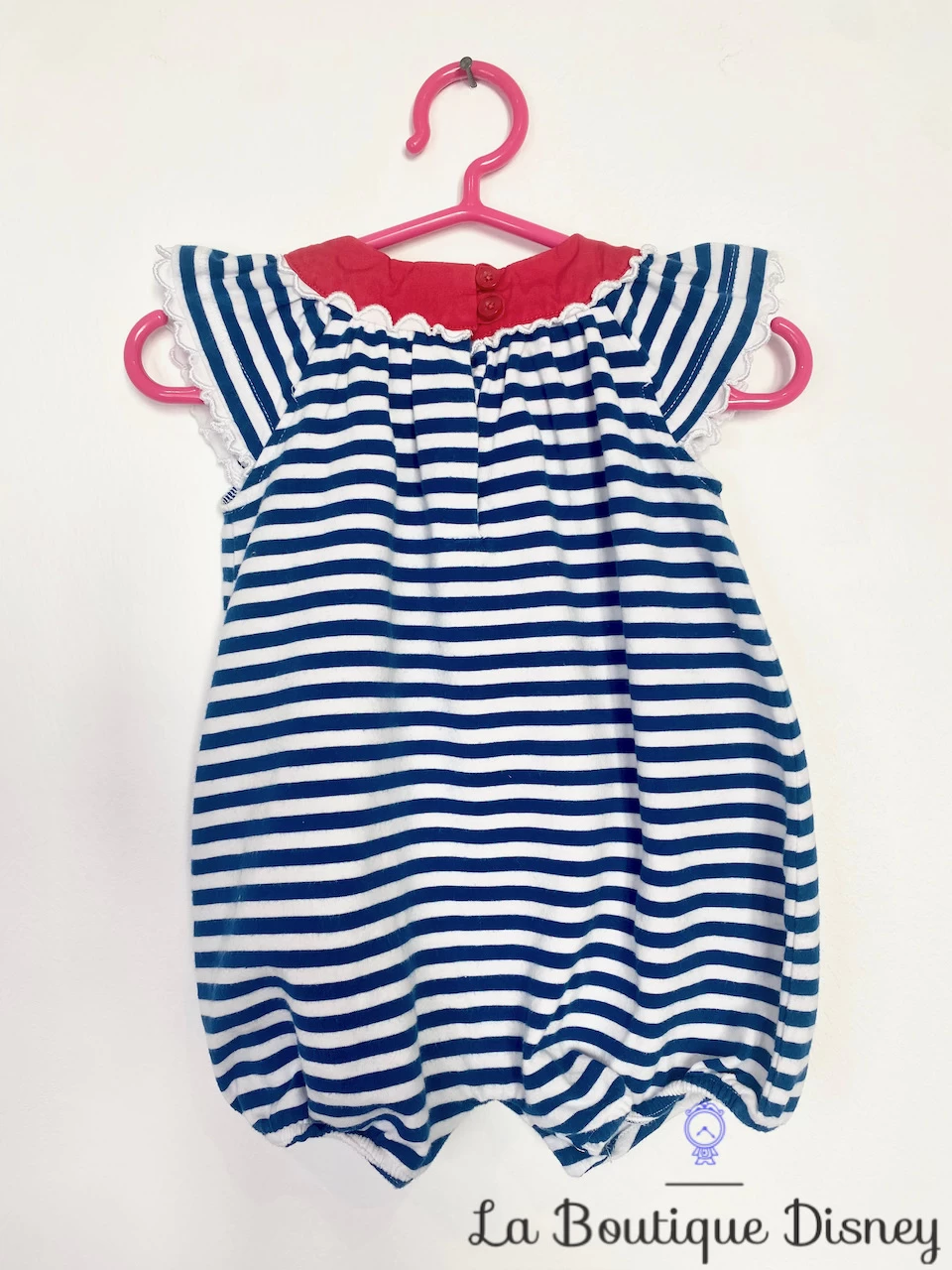 Body Combinaison Minnie Mouse Disney Store Taille 3-6 Mois Rayures Marin Fleurs 6 Body Combinaison Minnie Mouse Disney Store Taille 3-6 Mois Rayures Marin Fleurs – Image 4