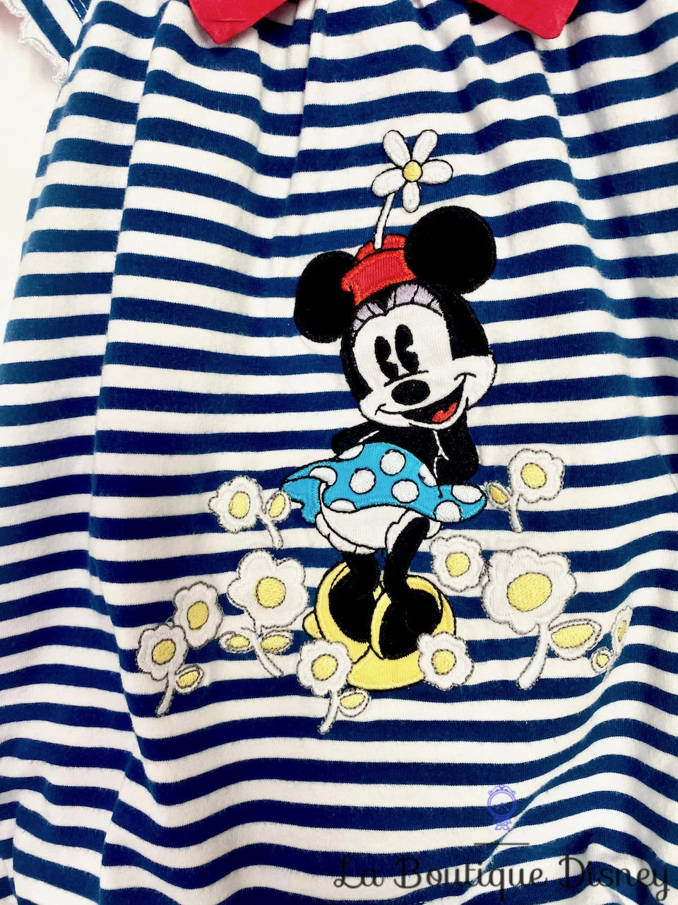 Body Combinaison Minnie Mouse Disney Store Taille 3-6 Mois Rayures Marin Fleurs 4 Body Combinaison Minnie Mouse Disney Store Taille 3-6 Mois Rayures Marin Fleurs – Image 2
