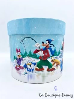Boite Carton Mickey Minnie Et Leurs Amis Hiver Disney Store Rond Make A Wish Patinoire Neige -Poupées Soldes boite carton mickey minnie hiver makes a wish disney store neige 6