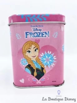 Boite Métal Anna Elsa La Reine Des Neiges Disney Frozen Balocco Rose Gâteaux Biscuits -Poupées Soldes boite metal anna elsa la reine des neiges frozen disney balocco rose gateaux biscuits 4