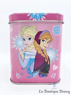 Boite Métal Anna Elsa La Reine Des Neiges Disney Frozen Balocco Rose Gâteaux Biscuits -Poupées Soldes boite metal anna elsa la reine des neiges frozen disney balocco rose gateaux biscuits 5