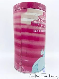 Boite Métal Cendrillon Disney La Bolata Rose Cinderella Shoes Can Change Your Life 9 Boite Métal Cendrillon Disney La Bolata Rose Cinderella Shoes Can Change Your Life -Poupées Soldes boite metal cendrillon rose disney la bolata cinderella shoes rose ronde ovale 3