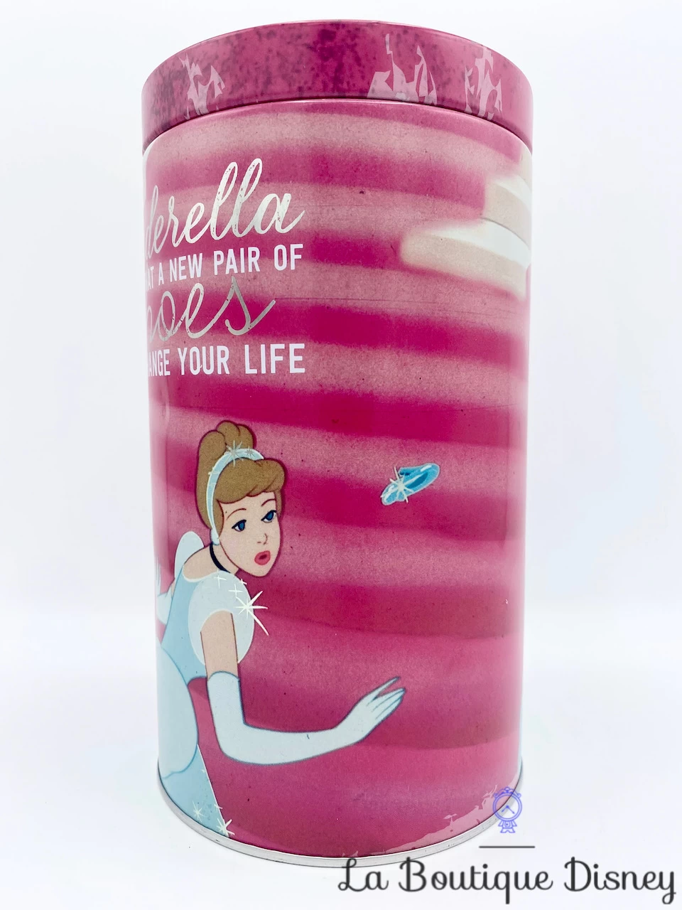 Boite Métal Cendrillon Disney La Bolata Rose Cinderella Shoes Can Change Your Life 4 Boite Métal Cendrillon Disney La Bolata Rose Cinderella Shoes Can Change Your Life – Image 2