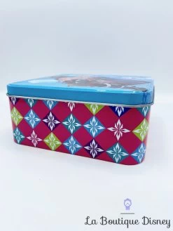 Boite Métal La Reine Des Neiges Disney Frozen ZD Trading Carré Bleu Rose -Poupées Soldes boite metal la reine des neiges zd trading disney bleu rose anna elsa olaf sven kristoff 2