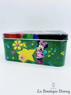 Boite Métal Mickey Minnie Musique Disney ZD Trading Carré Vert Rouge Piste Danse -Poupées Soldes boite metal mickey minnie danse musique disney zd trading vert rouge piste gateaux biscuits 7