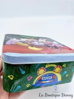 Boite Métal Mickey Minnie Musique Disney ZD Trading Carré Vert Rouge Piste Danse -Poupées Soldes boite metal mickey minnie danse musique disney zd trading vert rouge piste gateaux biscuits 8
