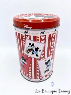 Boite Métal Minnie Mouse The Original Known World Wide Disney Jacobsens Biscuits Gâteaux Rouge