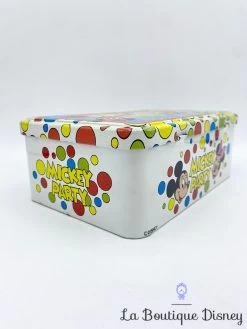 Boite Métal Mickey Party Disney Massilly Minnie Pluto Dingo Gâteau Vintage -Poupées Soldes boite metal mickey party disney fete musique instruments orchestre couleurs vintage 3