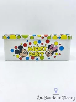 Boite Métal Mickey Party Disney Massilly Minnie Pluto Dingo Gâteau Vintage -Poupées Soldes boite metal mickey party disney fete musique instruments orchestre couleurs vintage 4