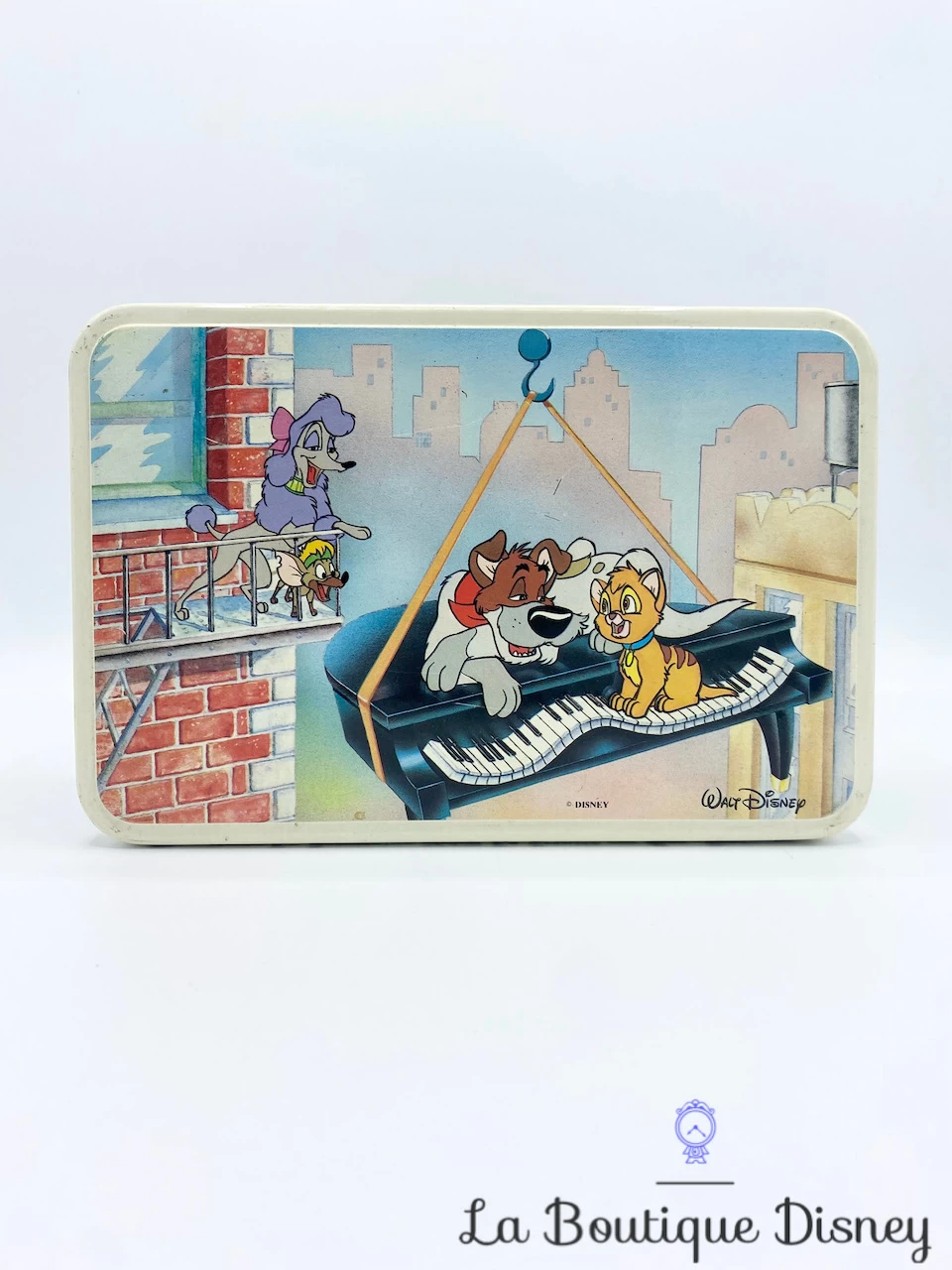 Boite Métal Oliver Et Compagnie Disney La Trinitaine Gâteaux Biscuits Chat Orange Vintage 4 Boite Métal Oliver Et Compagnie Disney La Trinitaine Gâteaux Biscuits Chat Orange Vintage – Image 2