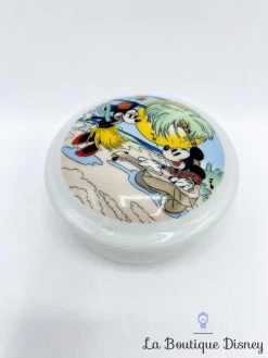 Boite Porcelaine Minnie Mickey Plage Walt Disney Productions FG Vintage Coffret Rond -Poupées Soldes boite porcelaine mickey minnie hawai plage musique walt disney productions vintage japan 3
