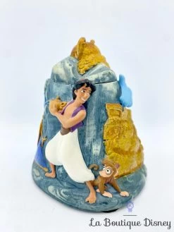 Boite Résine Aladdin Disney Vintage Grotte Génie Abu