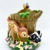 Boite Résine Bambi Disney Vintage Tronc Arbre Fleur Panpan -Poupées Soldes boite resine bambi tronc arbre disney box vintage dent 0