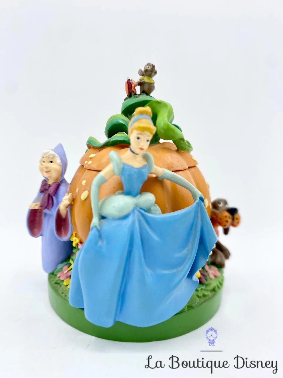 Boite Résine Cendrillon Disney Vintage Citrouille Fée Marraine Pataud 3 Boite Résine Cendrillon Disney Vintage Citrouille Fée Marraine Pataud