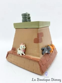 Boite Résine Les Aristochats Disney Vintage Cheminée Duchesse O'Malley Marie Toulouse Berlioz -Poupées Soldes boite resine les aristochats cheminee disney box vintage dent 1