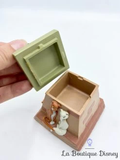 Boite Résine Les Aristochats Disney Vintage Cheminée Duchesse O'Malley Marie Toulouse Berlioz -Poupées Soldes boite resine les aristochats cheminee disney box vintage dent 5