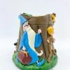 Boite Résine Merlin L'enchanteur Disney Vintage Tronc Arbre Arthur Loup Archimède -Poupées Soldes boite resine merlin enchanteur arbre disney box vintage dent 2