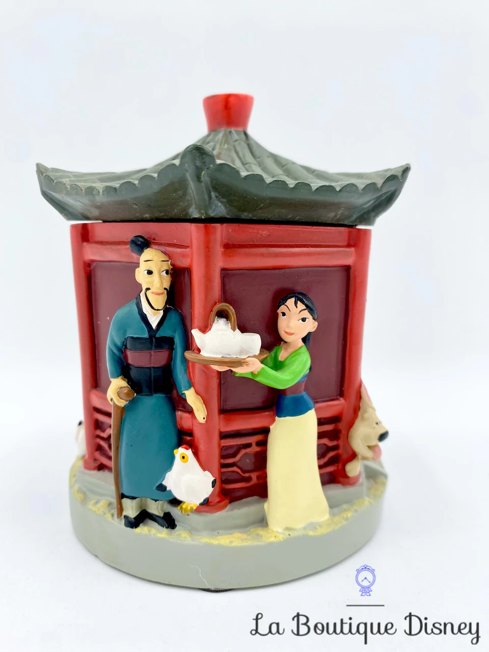 Boite Résine Mulan Disney Vintage Temple Fa Zhou Petit Frère 3 Boite Résine Mulan Disney Vintage Temple Fa Zhou Petit Frère