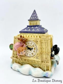 Boite Résine Peter Pan Disney Vintage Big Ben Wendy Jean Michel -Poupées Soldes boite resine peter pan big ben horloge disney box vintage dent 0