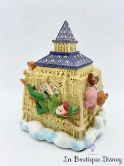 Boite Résine Peter Pan Disney Vintage Big Ben Wendy Jean Michel -Poupées Soldes boite resine peter pan big ben horloge disney box vintage dent 1