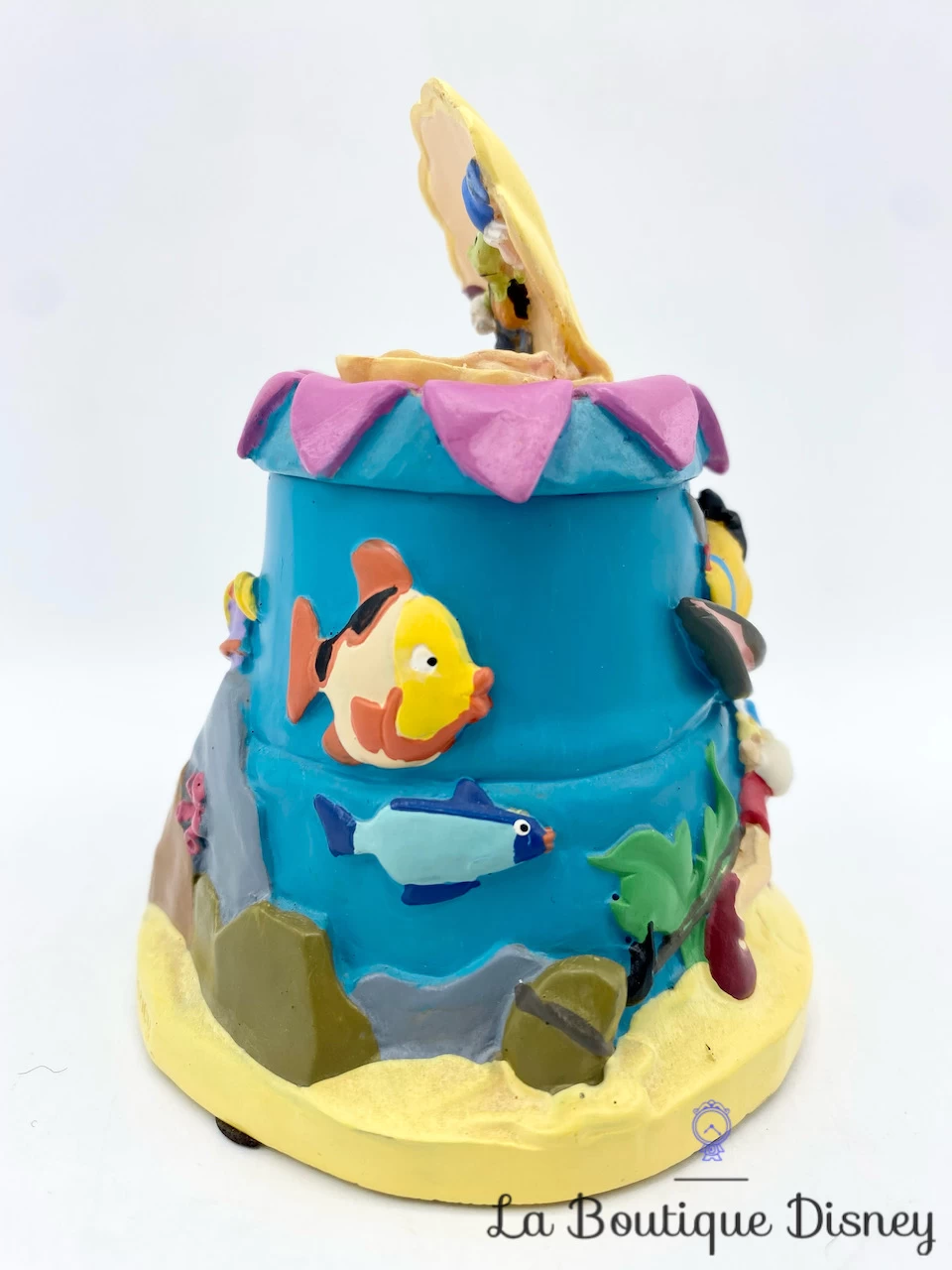 Boite Résine Pinocchio Disney Vintage Mer Océan Jiminy Cricket Poissons 5 Boite Résine Pinocchio Disney Vintage Mer Océan Jiminy Cricket Poissons – Image 3