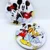 Ensemble Boites Métal Mickey Et Ses Amis Disney Rond Chocolats Pralinés Rétro Vintage -Poupées Soldes boites metal mickey et ses amis disney rond pralines chocolats relief 3d 4