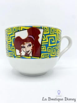 Bol Mégara Hercules Disney's CIPA Italy Vintage Tasse Mug Blanc Jaune Bleu