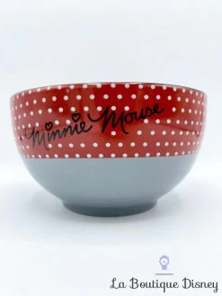 Bol Minnie Mouse Pois Disney Mug Gris Rouge Noir -Poupées Soldes bol minnie mouse gris disney mug tasse pois noeud 5