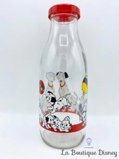 Carafe Les 101 Dalmatiens Disney Vintage Bouteille Verre -Poupées Soldes bouteille les 101 dalmatiens disney rouge eau carafe 0