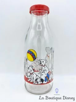 Carafe Les 101 Dalmatiens Disney Vintage Bouteille Verre -Poupées Soldes bouteille les 101 dalmatiens disney rouge eau carafe 1