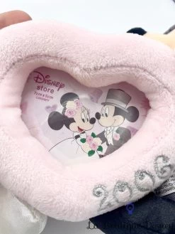 Cadre Photo Peluche Mickey Minnie Mariage Disney Store 2006 Mariés Coeur -Poupées Soldes cadre photo peluche mickey minnie mariage disney store 2006 marie 0