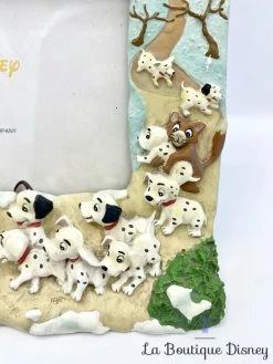 Cadre Photo Résine Les 101 Dalmatiens Disney Matrix Industries Relief 3D -Poupées Soldes cadre resine les 101 dalmatiens disney matrix industries vintage chiens 1