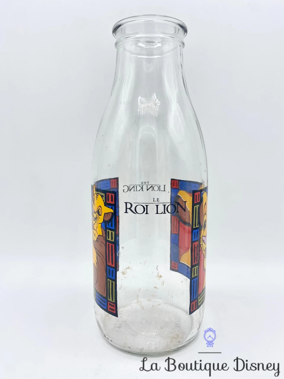 Carafe Le Roi Lion Disney Vintage Bouteille Verre The Lion King Mufasa Simba 4 Carafe Le Roi Lion Disney Vintage Bouteille Verre The Lion King Mufasa Simba – Image 2
