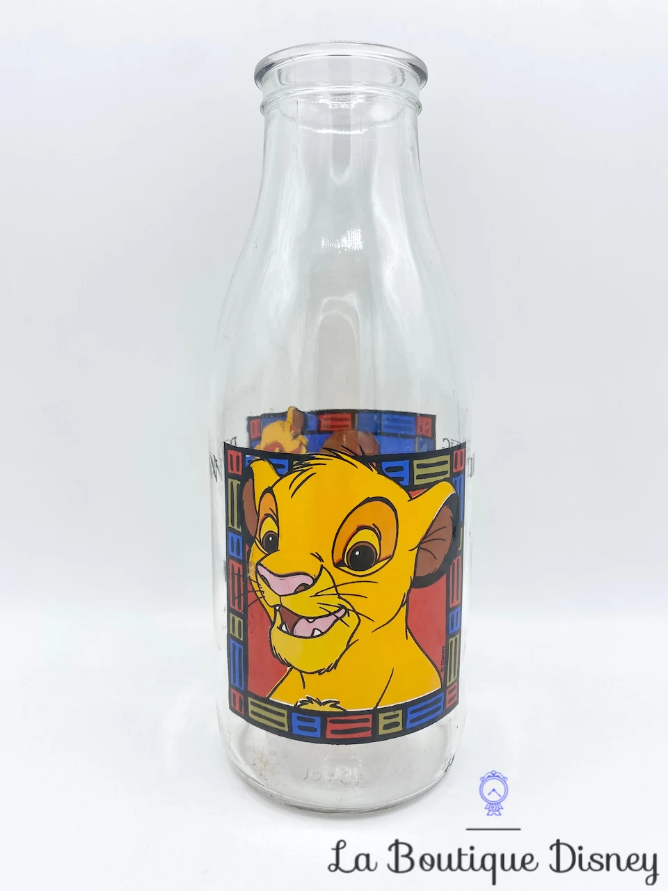 Carafe Le Roi Lion Disney Vintage Bouteille Verre The Lion King Mufasa Simba 5 Carafe Le Roi Lion Disney Vintage Bouteille Verre The Lion King Mufasa Simba – Image 3