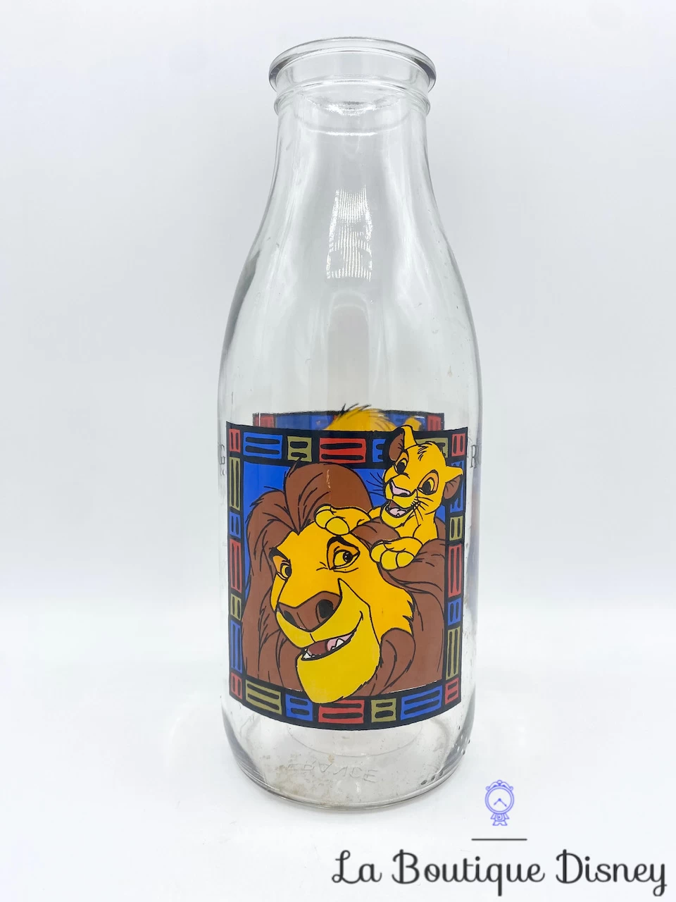 Carafe Le Roi Lion Disney Vintage Bouteille Verre The Lion King Mufasa Simba 3 Carafe Le Roi Lion Disney Vintage Bouteille Verre The Lion King Mufasa Simba