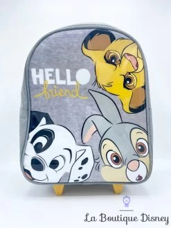 Cartable Hello Friend Simba Panpan Patch Disney Classics Sac Roulette Les 101 Dalmatiens Bambi Le Roi Lion