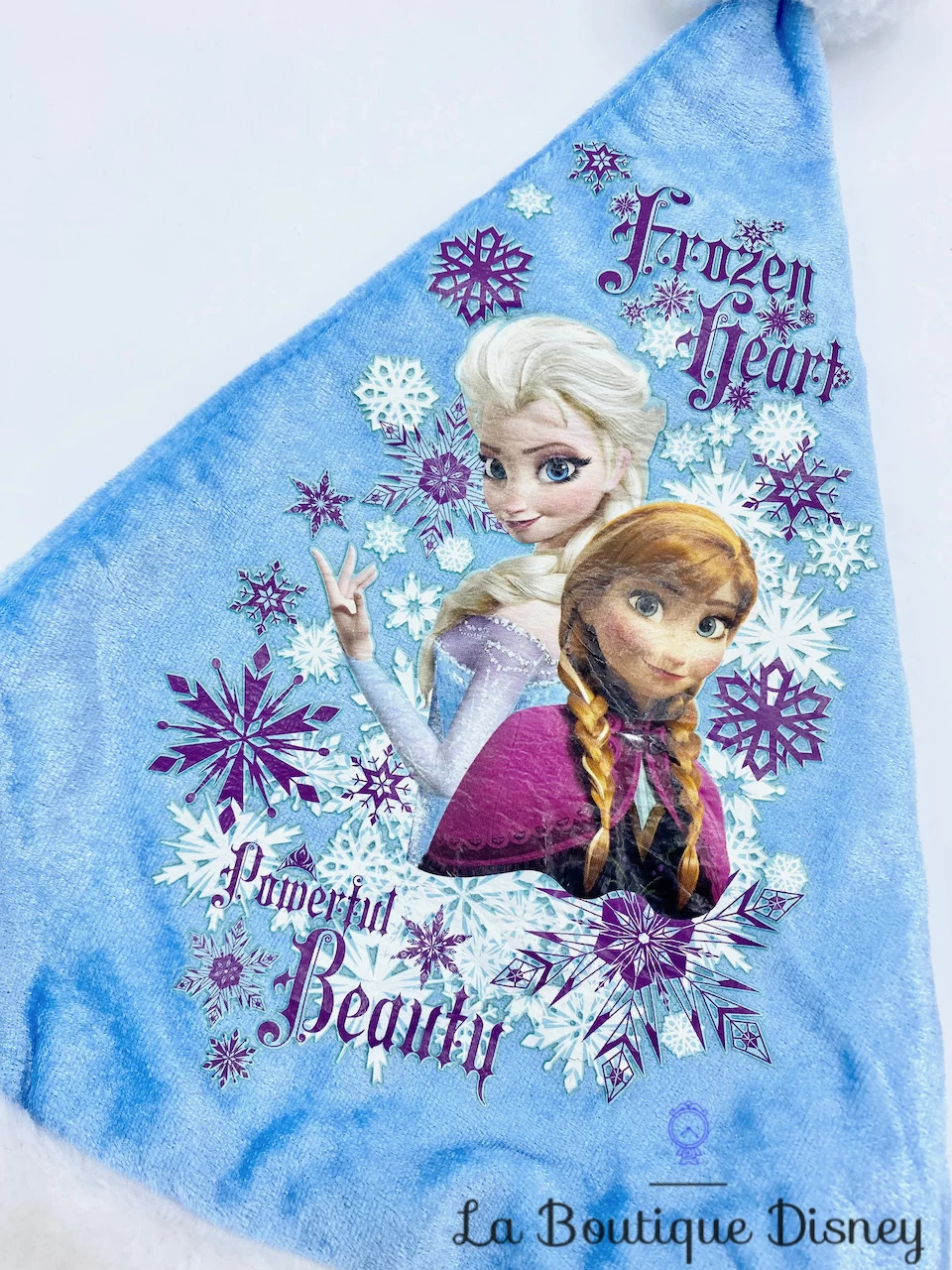 Bonnet Noël Anna Elsa La Reine Des Neiges Disney Frozen Père Noël Bleu Blanc Flocon 4 Bonnet Noël Anna Elsa La Reine Des Neiges Disney Frozen Père Noël Bleu Blanc Flocon – Image 2
