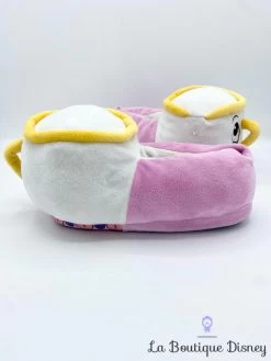 Chaussons Zip Tasse La Belle Et La Bête Disney Princess Pantoufles Relief Peluche -Poupées Soldes chaussons zip tasse la belle et la bete disney princess pantoufles 5