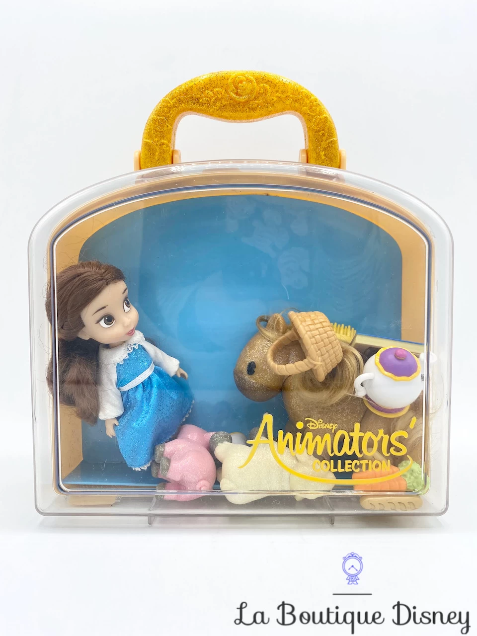 Ensemble De Jeu Coffret Mini Poupée La Belle Et La Bête Animators Collection Disney Store Valise 4 Ensemble De Jeu Coffret Mini Poupée La Belle Et La Bête Animators Collection Disney Store Valise – Image 2
