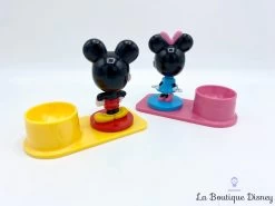 Coquetiers Mickey Minnie Disney BBB BonbonBuddies Tête Tourne Plastique -Poupées Soldes coquetiers minnie mickey disney vintage bbb bonbonbuddies tete bouge ressort plastique 1