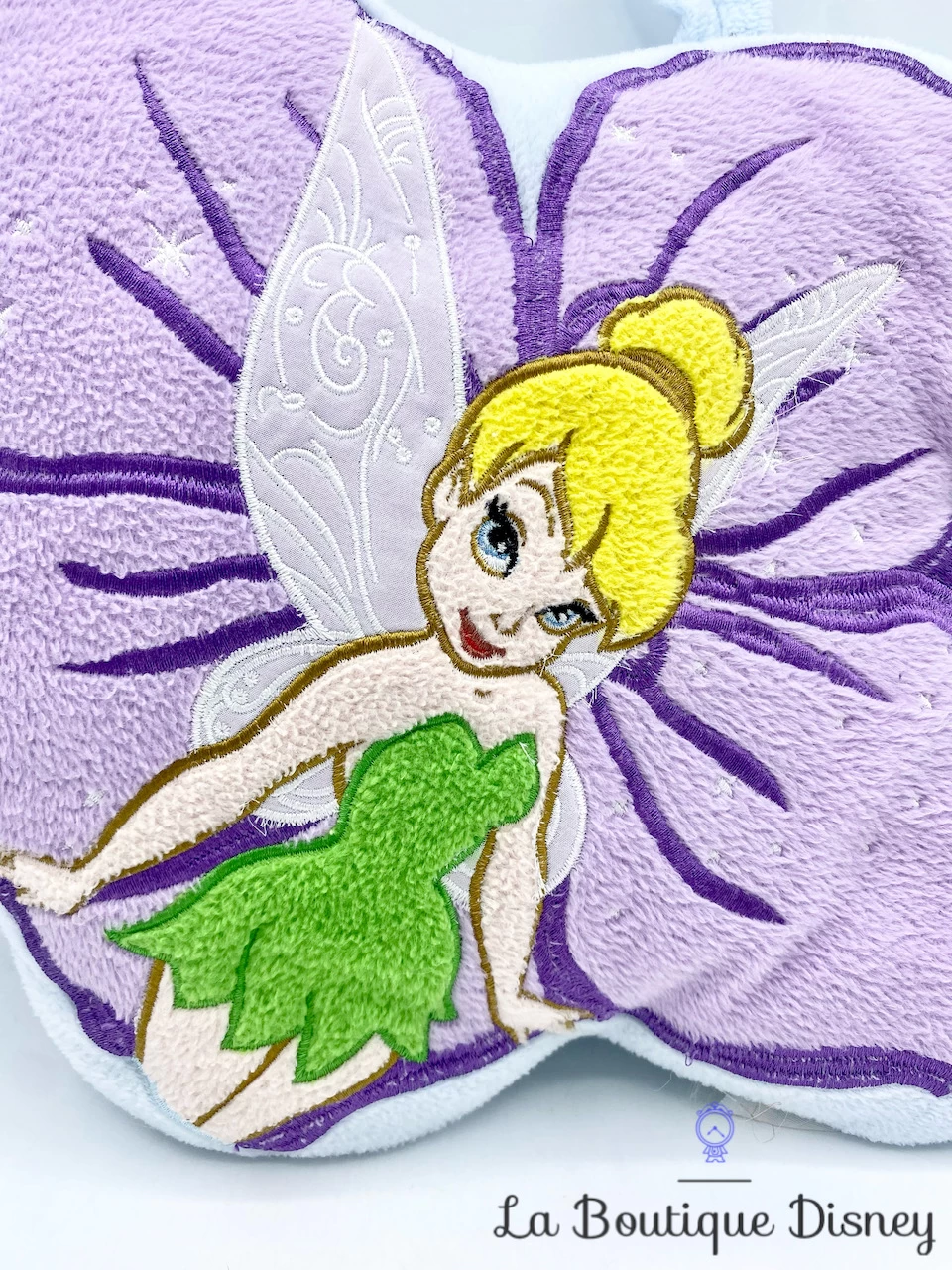 Coussin La Fée Clochette Disney Fairies Carrefour Violet Bleu Fleur 4 Coussin La Fée Clochette Disney Fairies Carrefour Violet Bleu Fleur – Image 2