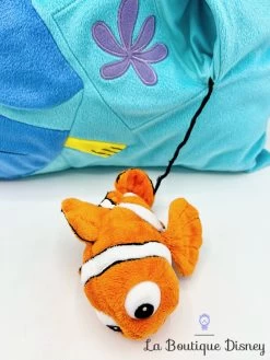 Coussin Némo Dory Disney Store Oreiller Bleu Le Monde De Némo Peluche Poche -Poupées Soldes coussin nemo dory peluche fil disney store oreiller bleu 2