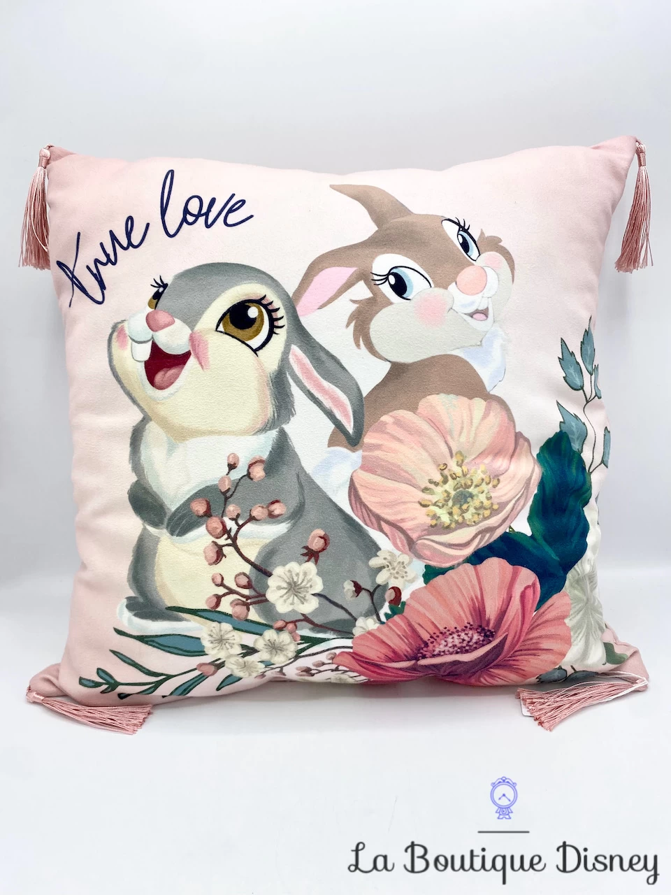 Coussin Panpan Miss Bunny True Love Disney Bambi Lapin Fleurs Rose 3 Coussin Panpan Miss Bunny True Love Disney Bambi Lapin Fleurs Rose
