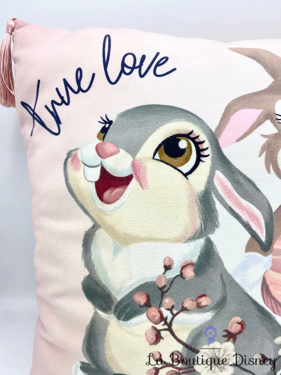 Coussin Panpan Miss Bunny True Love Disney Bambi Lapin Fleurs Rose 4 Coussin Panpan Miss Bunny True Love Disney Bambi Lapin Fleurs Rose – Image 2