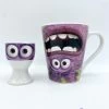 Ensemble Vaisselle Art Monsters University Disney Total Tasse Coquetier Monstres Academy -Poupées Soldes ensemble coquetier tasse art monsters university disney total monstres cie academy vaisselle 1
