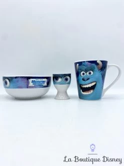 Ensemble Vaisselle Sulli Monsters University Disney Total Bol Tasse Coquetier Sully Monstres Academy