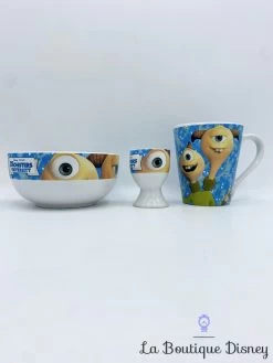 Ensemble Vaisselle Terry Terri Perry Monsters University Disney Total Bol Tasse Coquetier Monstres Academy