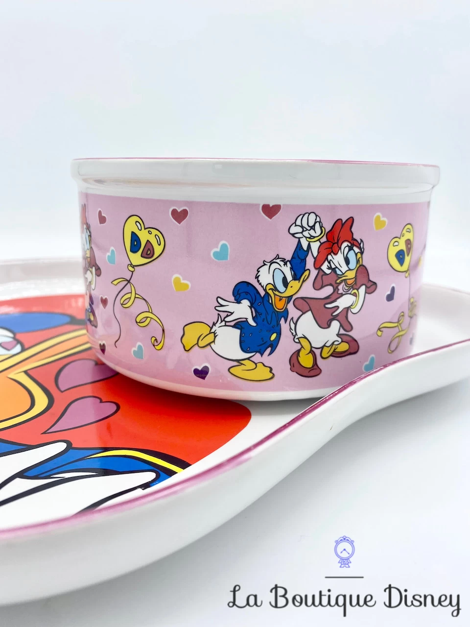 Ensemble Petit Déjeuner Assiette Bol Donald Daisy Disney That's Donald Studio Moonflower Coeur Love Amour 5 Ensemble Petit Déjeuner Assiette Bol Donald Daisy Disney That's Donald Studio Moonflower Coeur Love Amour – Image 3